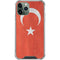 Turkish Flag Distressed iPhone 12 Pro Clear Case